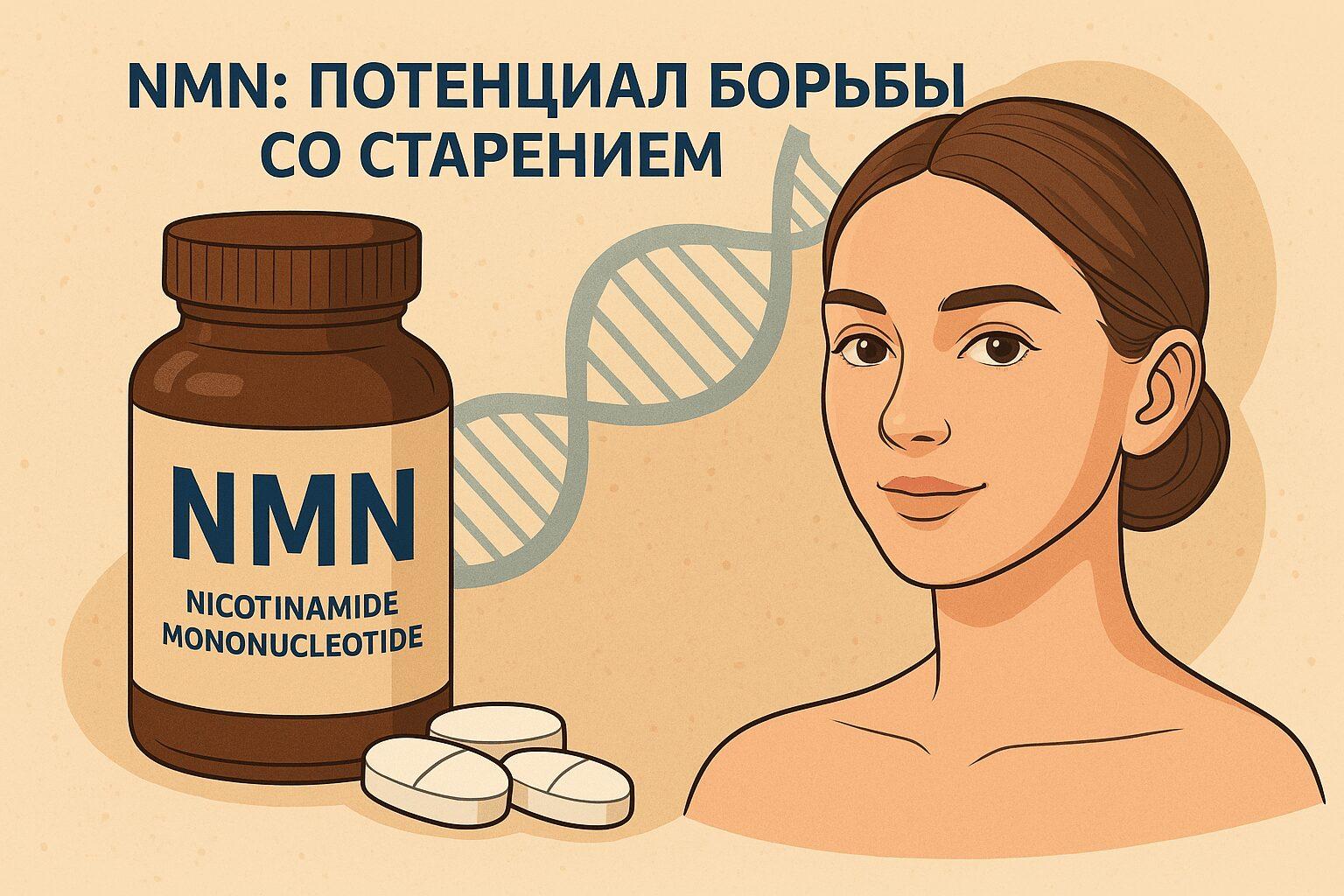 NMN (никотинамид мононуклеотид) — потенциал борьбы со старением