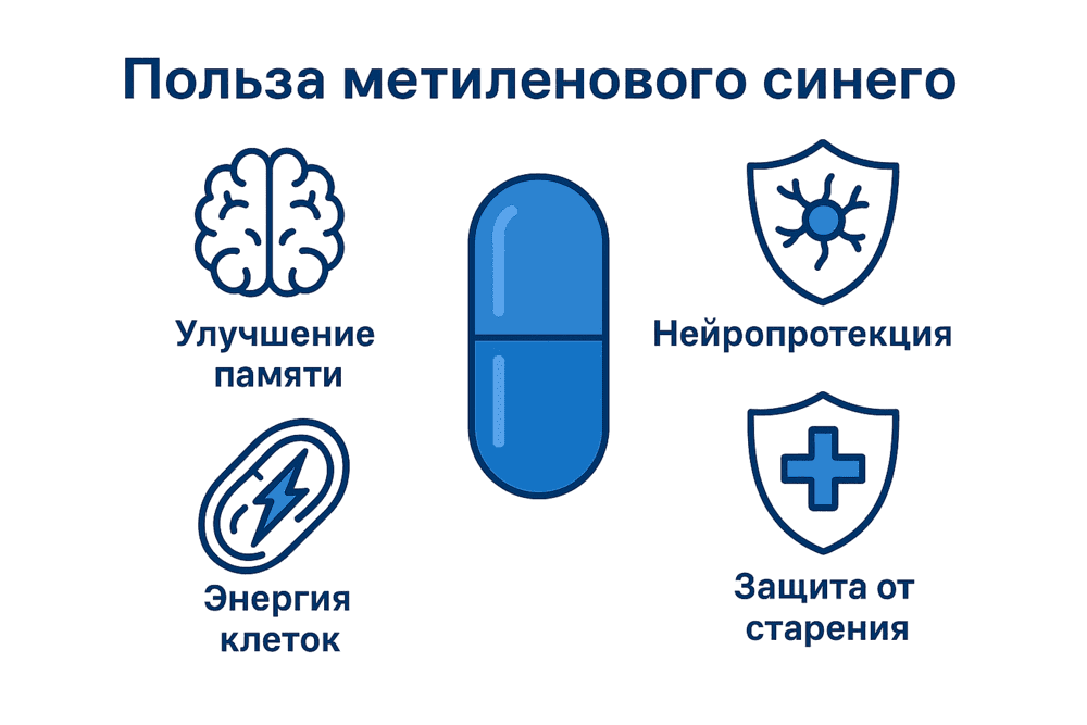 Метиленовый синий — как эта добавка может повысить вашу энергию и когнитивные функции